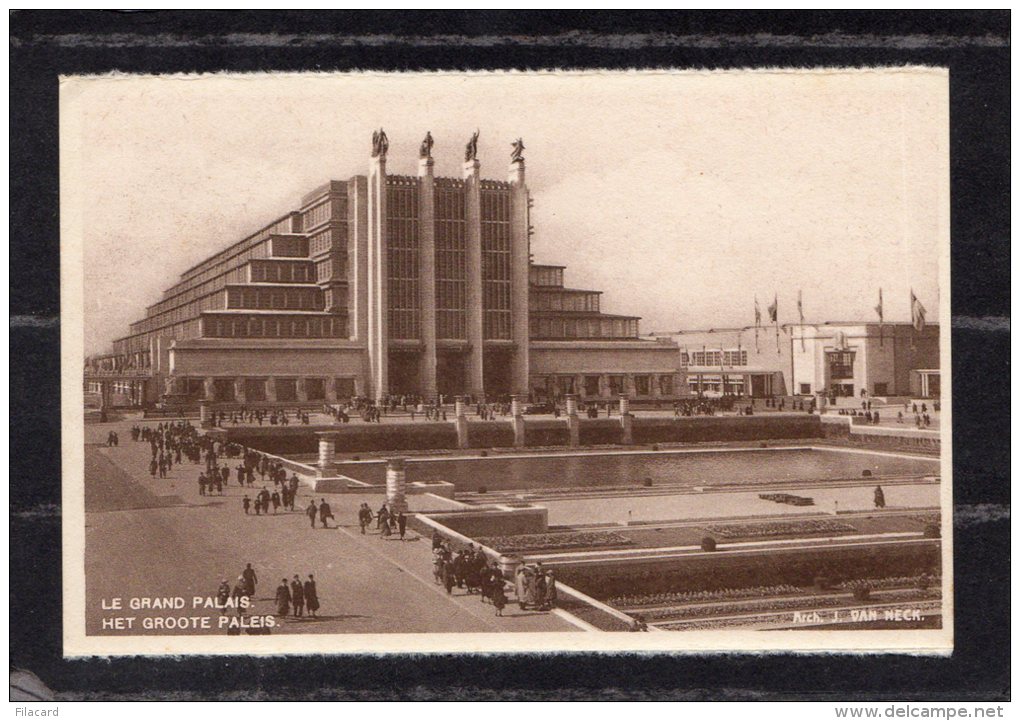 41102      Belgio,     Bruxelles -  Exposition 1935 -  Le  Grand  Palais,  NV - Mostre Universali