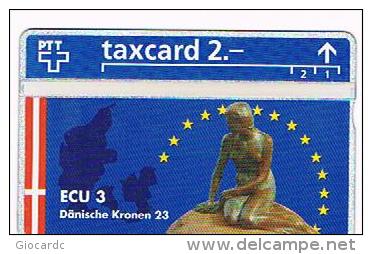 SVIZZERA (SWITZERLAND) - PTT  (L&G) - 1993 ECU 3 DANMARK   304L - MINT  -  RIF. 4072 - Francobolli & Monete