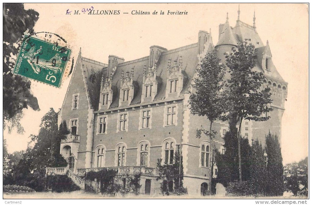 ALLONNES CHATEAU DE LA FORETERIE 72 - Allonnes