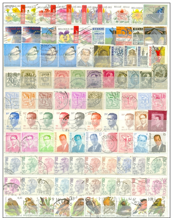 Belgie - Belgique - Z-1152 - 100  Zegels-timbres -  0,40 Euro - Collections