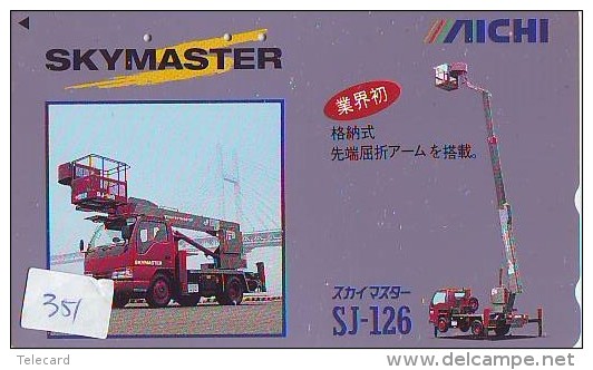 Télécarte JAPON * Pompiers Feuerwehr (351) PHONECARD JAPAN * Fire Brigade  Brandweer Brigada De Fuego Vigili Del Fuoco - Brandweer