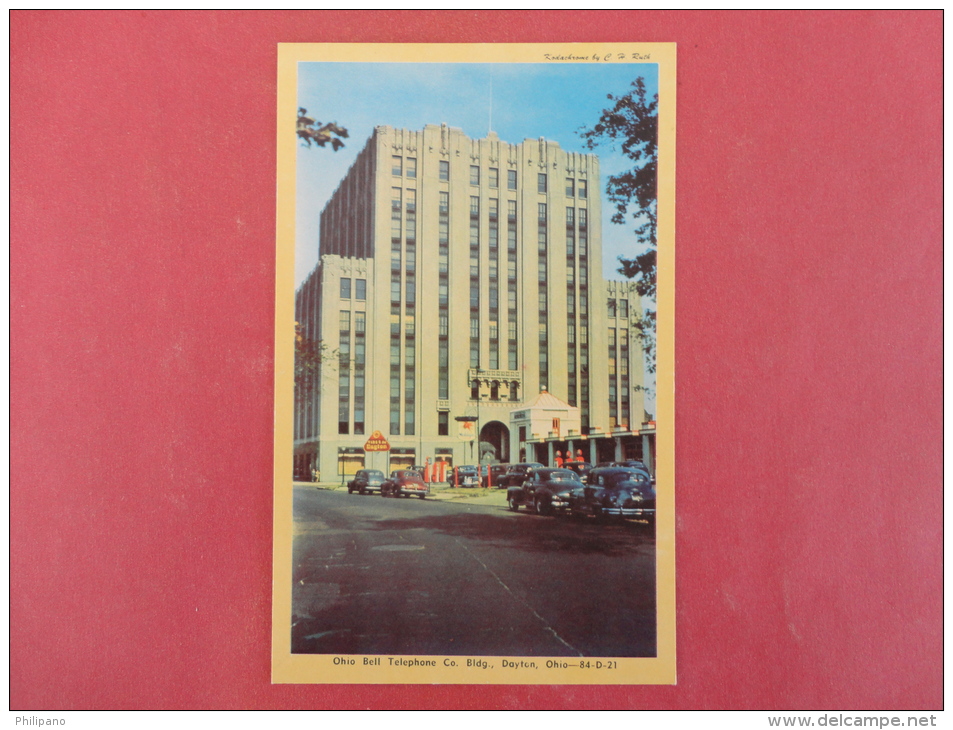 Dayton,OH--Ohio Bell Telephone Company Building--not Mailed--PJ 247 - Autres & Non Classés