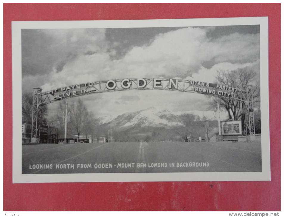 Ogden,UT--Welcome Arch--not Mailed--PJ 247 - Sonstige & Ohne Zuordnung