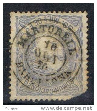 Sello 50 Mils Alegoria 1870, Fechador MARTORELL (barcelona), Num 107 º - Used Stamps