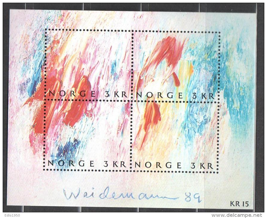 Norway 1989 Art.  Painting  Michel Bl. 11  MNH (**). - Hojas Bloque