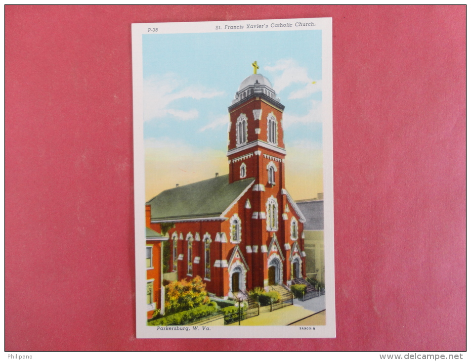 Parkersburg,WV--St. Francis Xavier's Catholic Church--not Mailed--PJ 248 - Sonstige & Ohne Zuordnung
