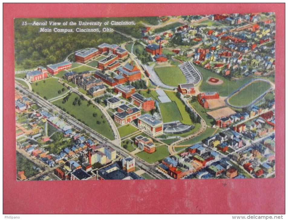 Cincinnati,OH--Aerial View Of The University Of Cincinnati--not Mailed--PJ 248 - Other & Unclassified