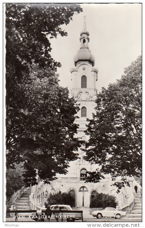 Carte Photo - Wien Kaasgrabenkirche , Animé - Wien Mitte