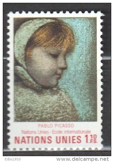 UN Geneva 1971  Picasso Art Painting Gemalde Michel 21  MNH (**). - Nuevos