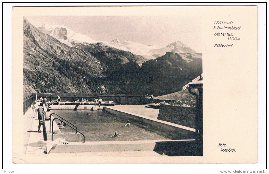 Ö-1677   HINTERTUX : Thermal Schwimmbad ( Seeböck Foto) - Schwaz