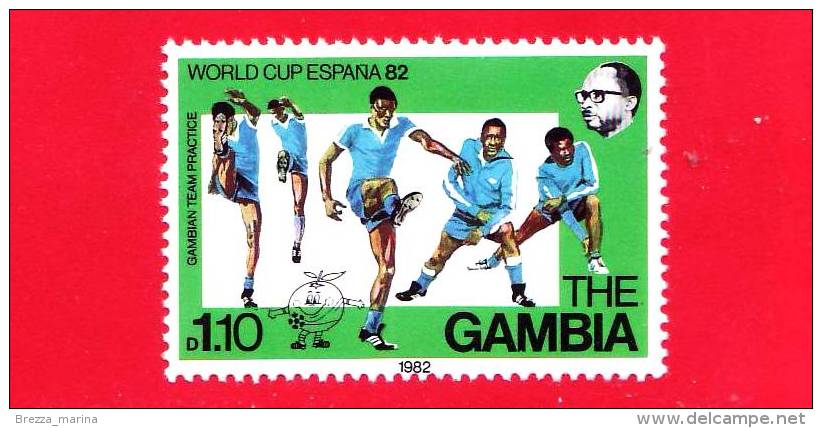 GAMBIA - Nuovo - 1982 - Coppa Del Mondo Di Calcio - Football - Soccer - World Cup - Espana 82 - D 1.10 - Gambie (1965-...)