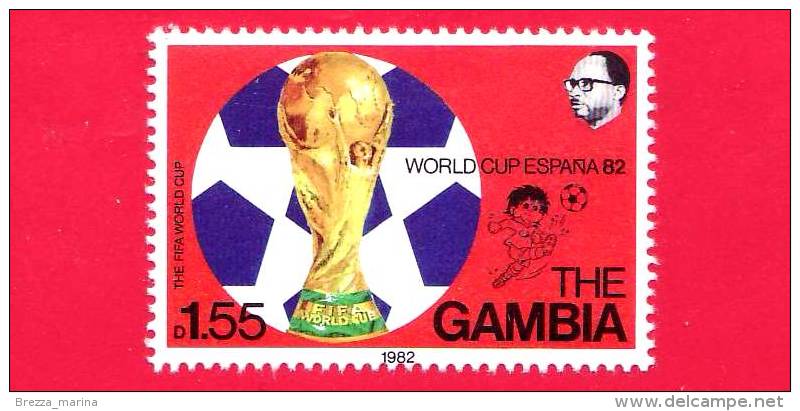 GAMBIA - Nuovo - 1982 - Coppa Del Mondo Di Calcio - Football - Soccer - World Cup - Espana 82 - D 1.55 - Gambie (1965-...)