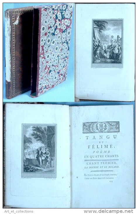 TANGU Et FÉLIME, Poème En Quatre Chants / Monsieur De La Harpe / Édition Originale De 1780 - 1701-1800