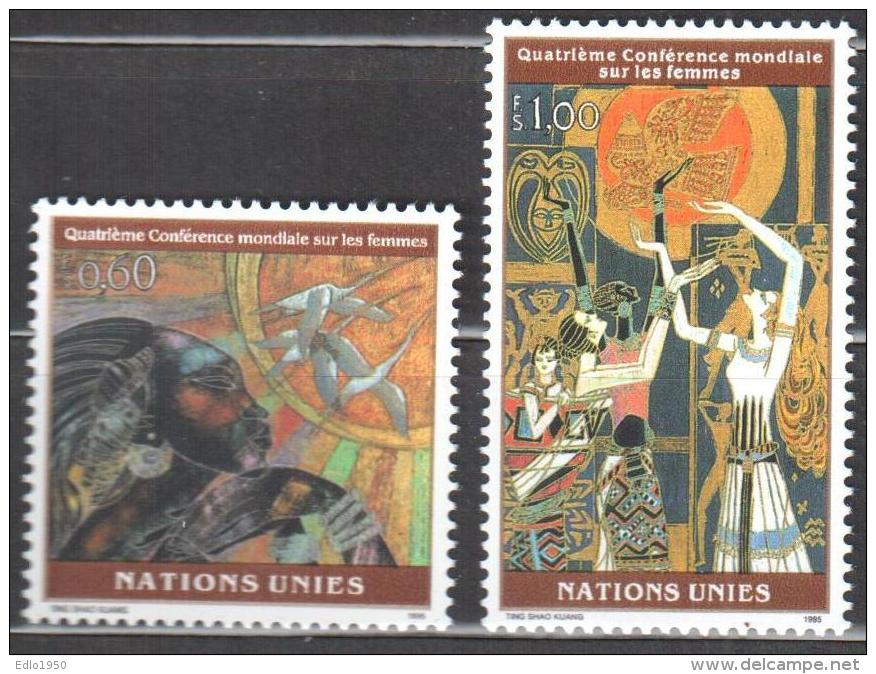 UN Geneva 1995 Art Painting Gemalde  Michel 271-272 MNH (**). - Unused Stamps