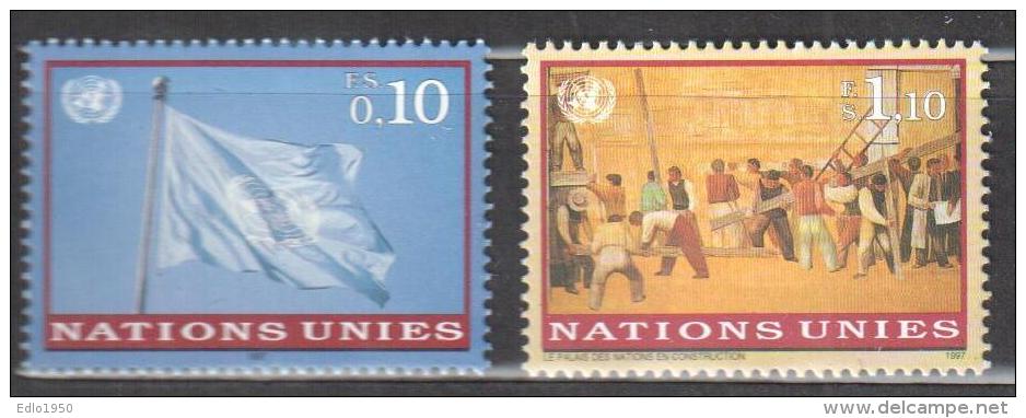 UN Geneva 1997 Art Fresco  Michel 303-304 MNH (**). - Ungebraucht