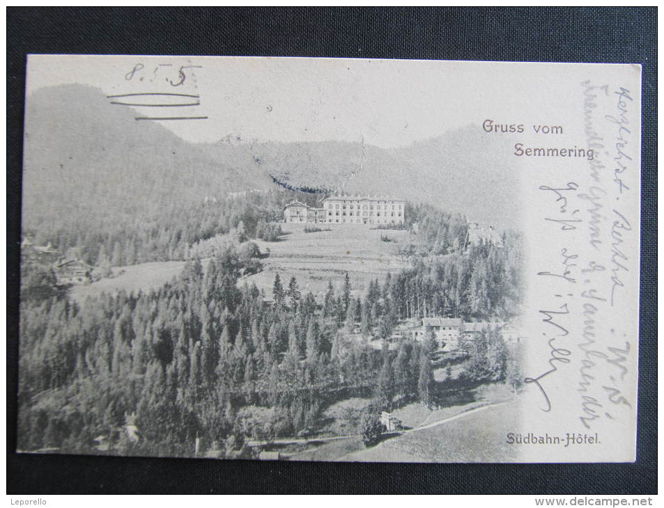 AK SEMMERING 1900  //  D*8448 - Semmering