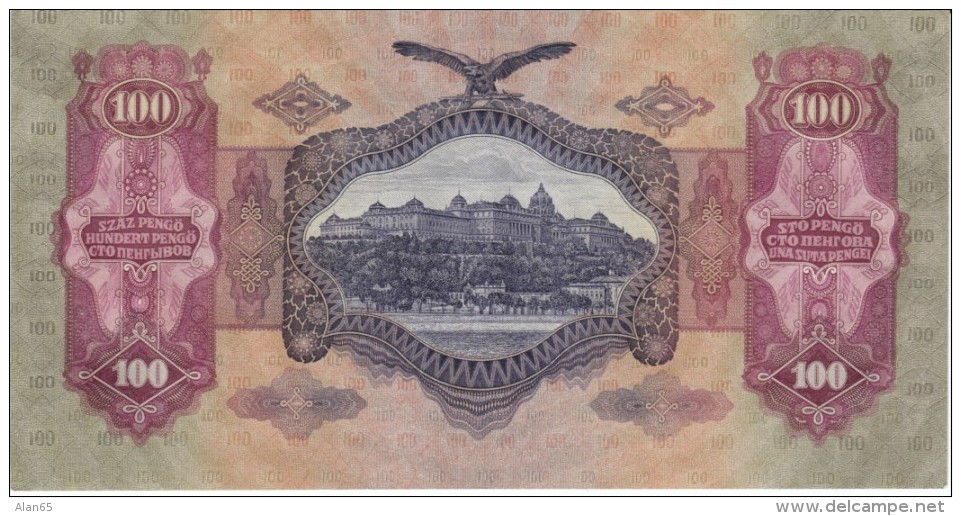 Hungary #98 100 Pengo 1930 Banknote Currency - Hungría