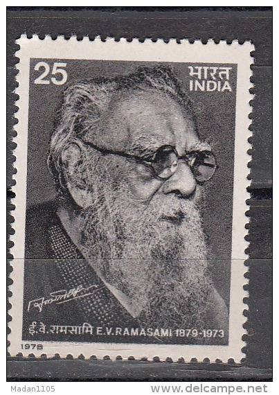 INDIA, 1978, E.V. Ramasami,  MNH, (**) - Neufs