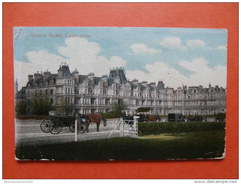 27263 POSTCARD: SUSSEX: Grand Hotel, Eastbourne. - Eastbourne