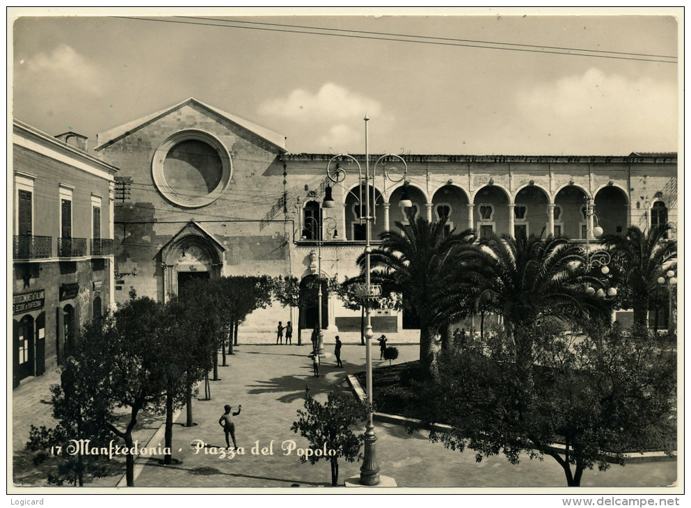 MANFREDONIA (FOGGIA) PIAZZA DEL POPOLO 1955 - Manfredonia