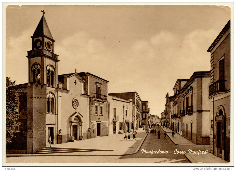 MANFREDONIA (FOGGIA) CORSO MANFREDI 1953 - Manfredonia