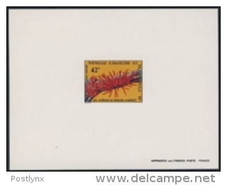 NEW CALEDONIA 1978. Black Death Flora 42F DeLuxe    [epreuve,Druckprobe, Prueba,prova - Imperforates, Proofs & Errors