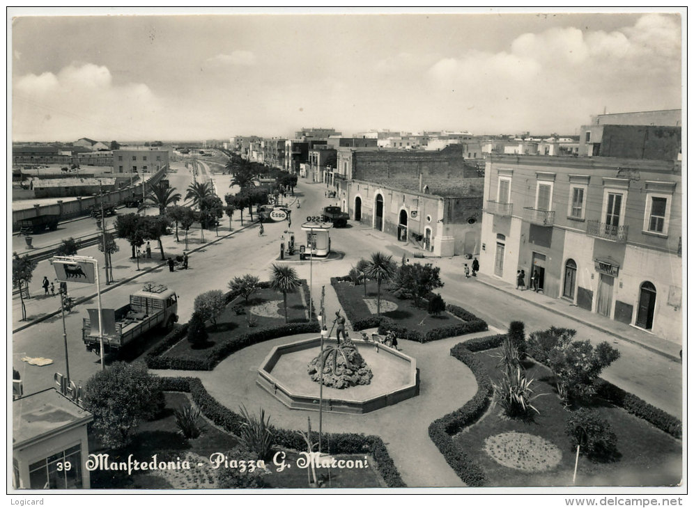 MANFREDONIA (FOGGIA) PIAZZA G .MARCONI 1957 - Manfredonia