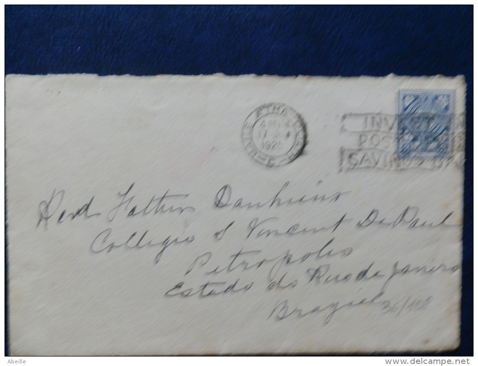 36/108  DEVANT   LETTRE POUR  RIO - Storia Postale