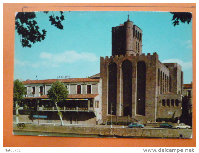 V09-34-herault-agde--la Cathedrale--sur Le Toit La Galiote - Agde