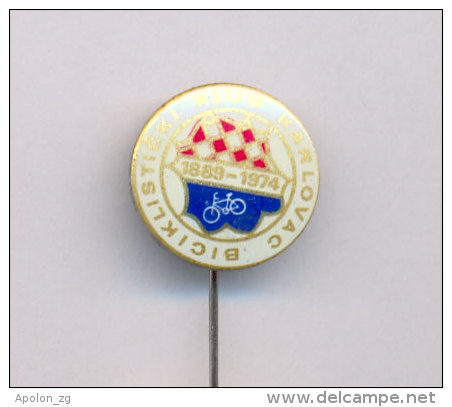 CYCLING / CROATIAN CYCLING CLUB ´´KARLOVAC´´ , 1889-1974 , Commemorative Pin - Radsport