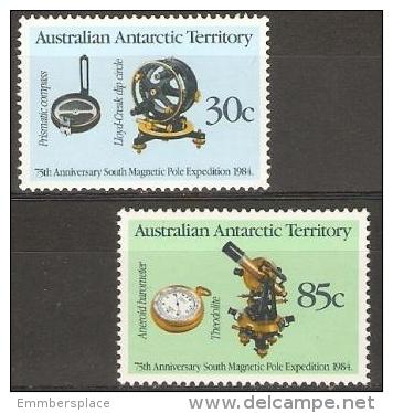 AAT - 1984 Magnetic Pole Expedition Set Of 2 MNH ** SG 61-2  Sc 57-8 - Neufs