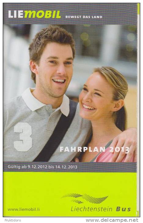 Liechtenstein Bus Timetable 2012 / 2013 - Transport