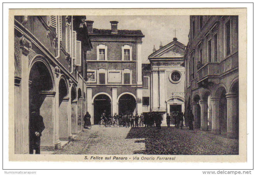 SAN FELICE SUL PANARO VIA ONORIO FERRARESI NON VIAGGIATA C.109 - Modena