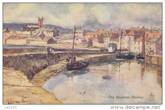 CPA DUNBAR- OLD HARBOUR, CASTLE, BOATS - East Lothian