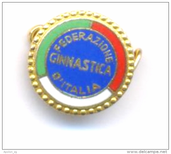 ITALY /  ITALIAN GYMNASTIC FEDERATION , NOC Pin Badge - Gymnastics