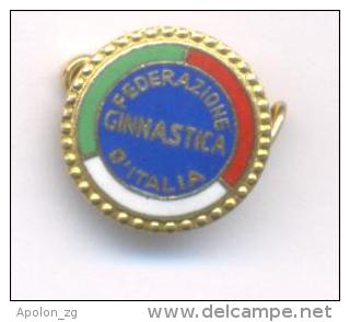 ITALY /  ITALIAN GYMNASTIC FEDERATION , NOC Pin Badge - Gymnastics