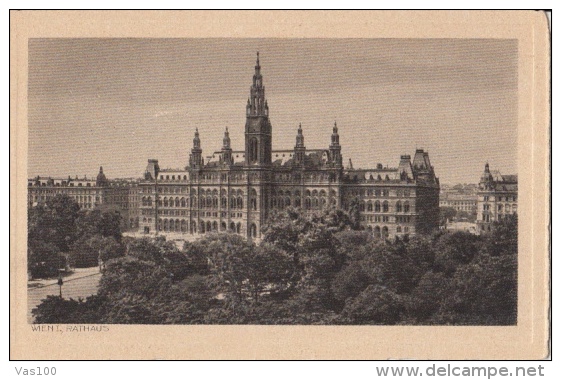 CPA WIEN- TOWN HALL PANORAMA - Castello Di Schönbrunn