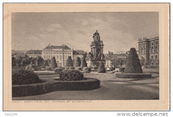 CPA WIEN- MARIA TEREZA MEMORIAL, PALACE - Schloss Schönbrunn