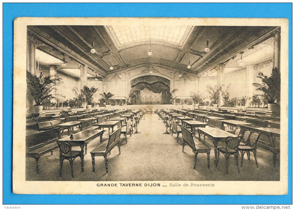 CP, 21, GRANDE TAVERNE DIJON, Salle De Brasserie, Vierge, Ed Camis - Dijon