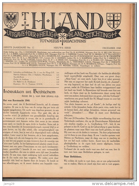 Nederland/Holland, Heilig Landstichting, Gebonden Uitgaven 1e Jaargang, 1948 - Andere & Zonder Classificatie