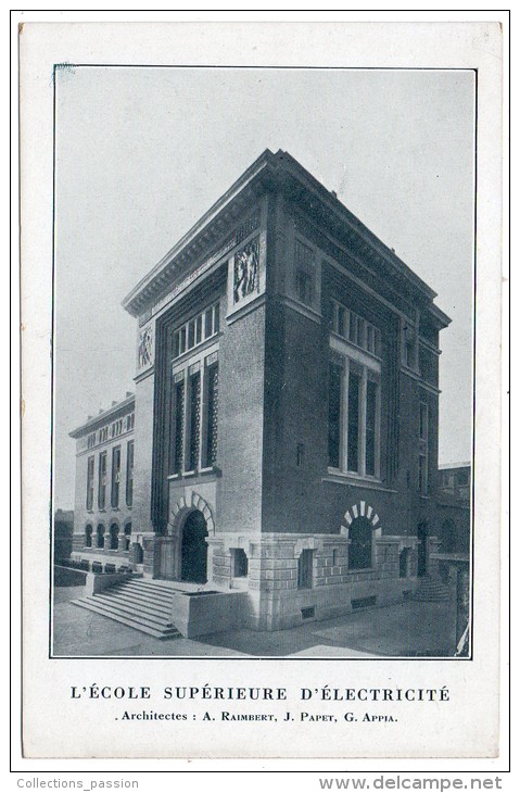 CP, ECOLE SUPERIEURE D´ELECTRICITE, Groupe De PARIS De La Sté Amicale De L´E.S.E, Vierge - Ecoles