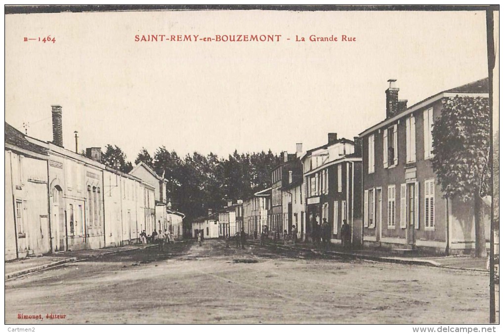 SAINT-REMY-EN-BOUZEMONT LA GRANDE RUE 51 MARNE - Saint Remy En Bouzemont