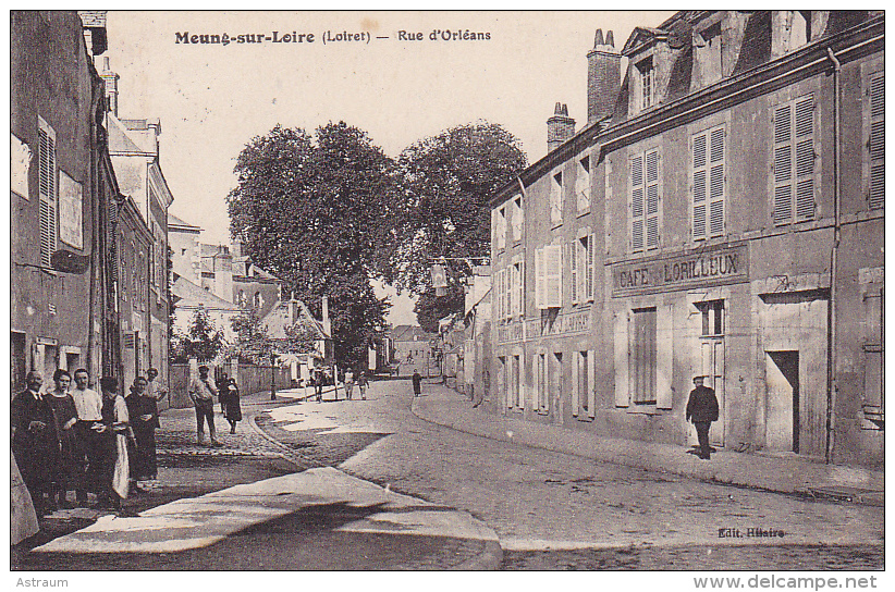 Cpa-45-meung Sur Loire-animée- Rue D'orleans-edi : Hilaire - Autres & Non Classés