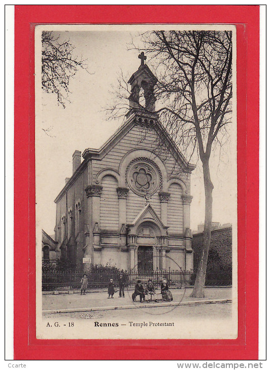 RENNES (35) / EDIFICES / RELIGIONS / PROTESTANTISME / LE TEMPLE PROTESTANT - Rennes