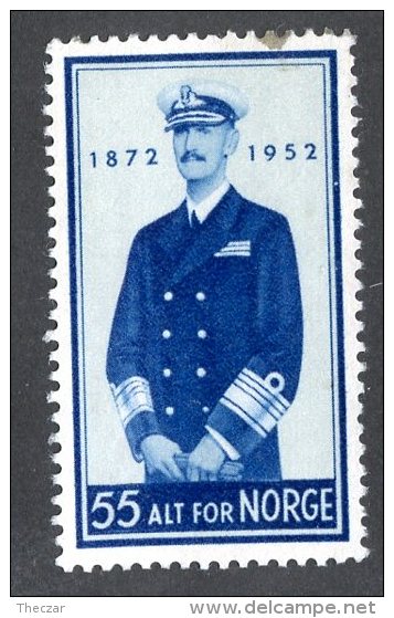 726x)  Norway 1952- Sc # 328  M*  Catalogue $ 1.50 US - Unused Stamps