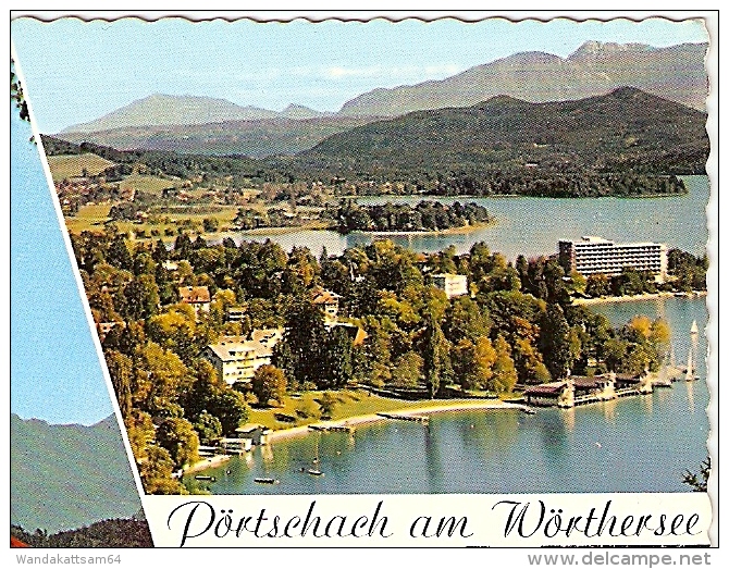 AK 561 Kurort Pörtschach Am Wörthersee. Kärnten, Austria Mehrbildkarte 5 Bilder 8-8 1967 9210 PÖRTSCHCH WÖRTHERSEE Werbe - Pörtschach