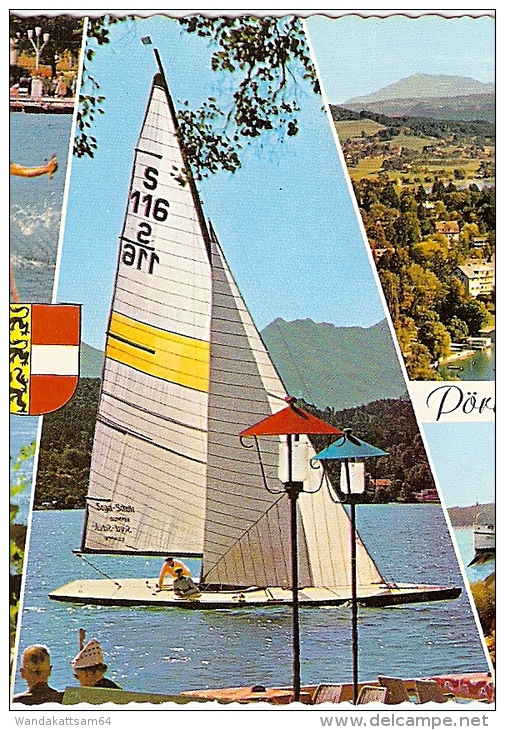 AK 561 Kurort Pörtschach Am Wörthersee. Kärnten, Austria Mehrbildkarte 5 Bilder 8-8 1967 9210 PÖRTSCHCH WÖRTHERSEE Werbe - Pörtschach