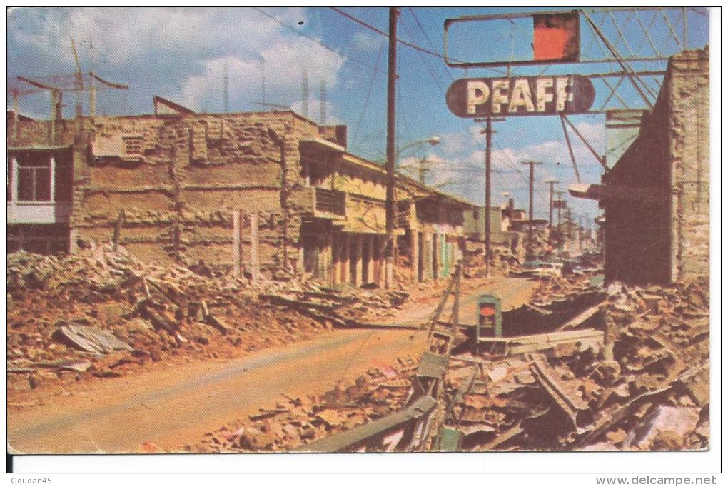 Managua Zona Comercial  Terremoto De Diciembre1972 - Nicaragua