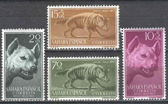 Spain SAHARA Edifil # 142-145 MNH Animals Set - Sahara Español