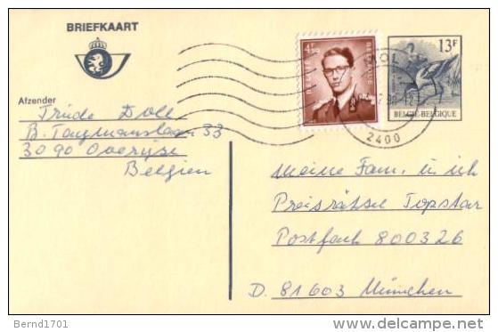 Belgien / Belgium - Postkarte Echt Gelaufen / Postcard Used (X726) - Kartenbriefe